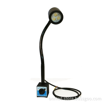 5w aluminum high quality durable led machine work lamp 60 viewing angle hose customized